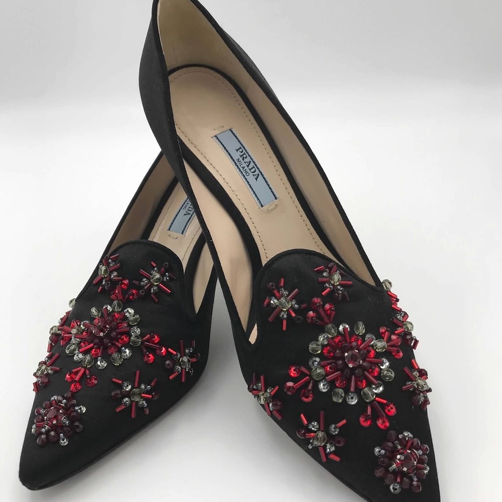 SOLD Gorgeous Prada Embellished Shoes